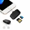 hot smart data OTG storage TF card reader for Iphone Ipad Ipod Type C android smart phone