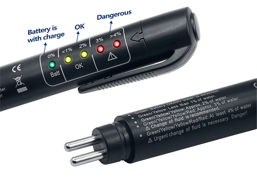 Brake Fluid Tester Diagnostic Testing Tool Auto Brakes Calibrated For