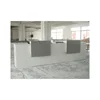 Simple Design marble stone lighting architect business office l shaped reception table