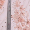 free sample handwork hot fix rhinestone pearl tecido tule bordado for suit