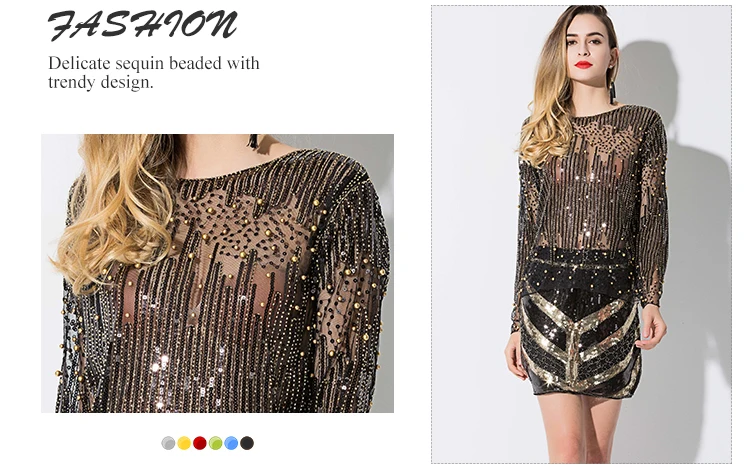 party wear sequin tops