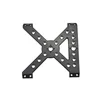 stainless steel screw insert black anodized aluminum tv wall mount bracket