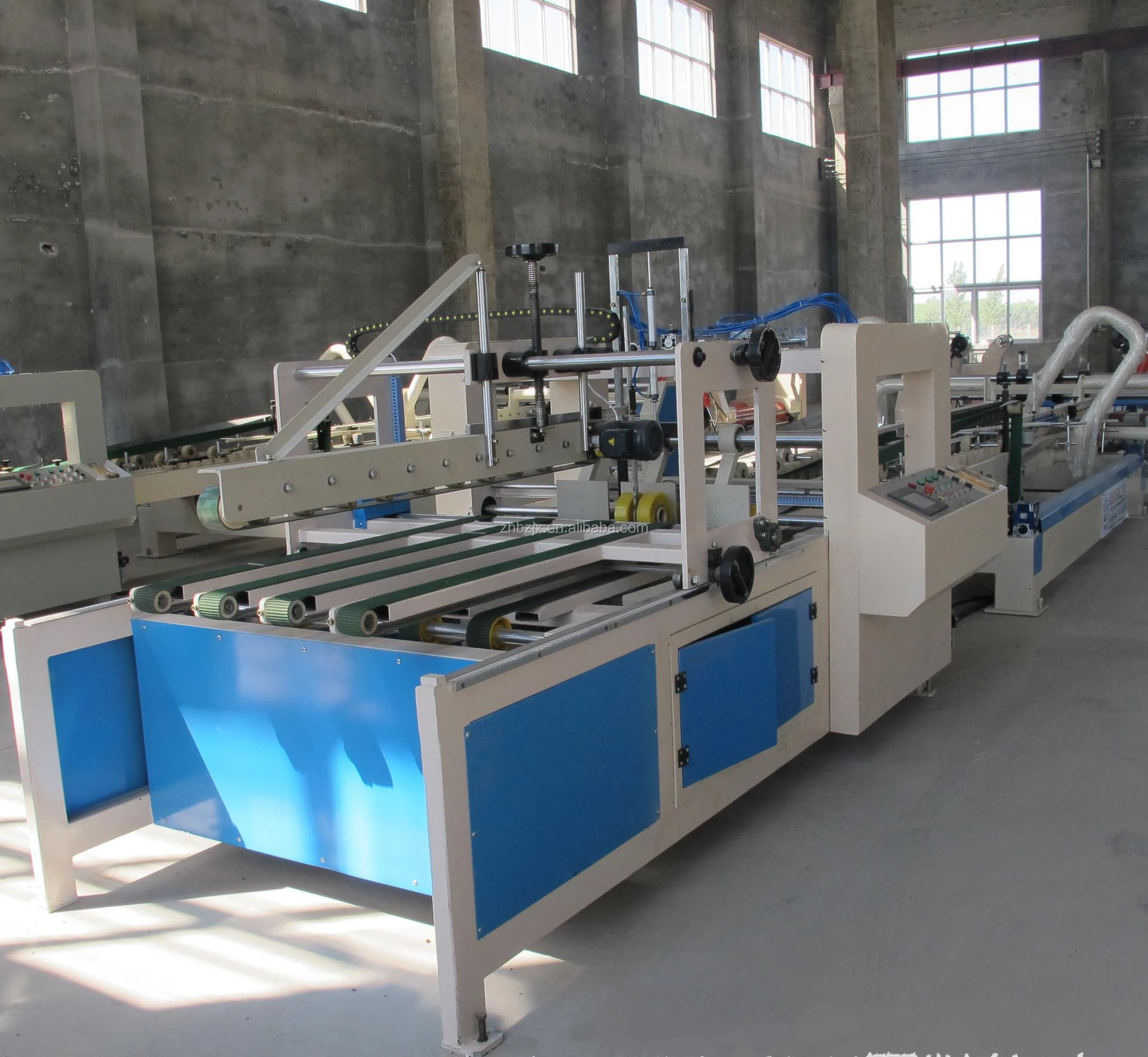 High Speed Automatic Cardboard Carton Box Folding Gluing Machine - Buy ...