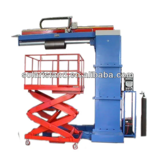 Heightening longitudinal seam welder, tank welding machine.jpg