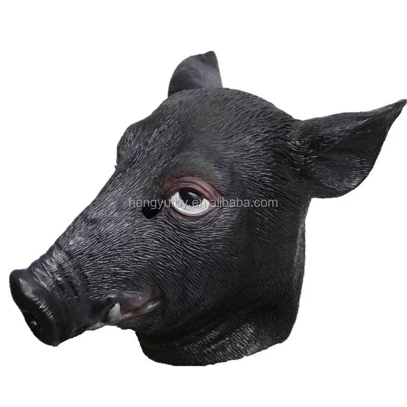 latex pig costume