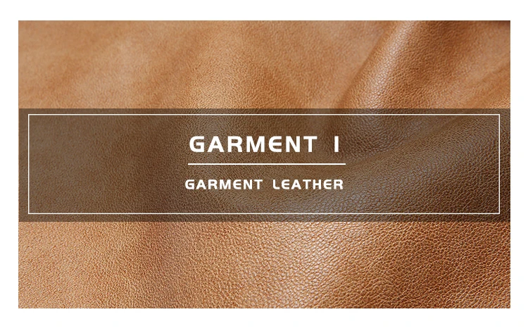 Fashion synthetic tan leather roll upholstery fabric