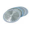 Easy Clean Shower Stall Drain Protector Stainless Steel and Silicone Shower Drain Hair Catcher Strainer