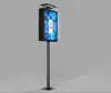 advertising equipment waterproof long durable double sides free standing billboard bus stop display wall mounted light box
