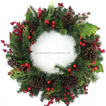 Cheap Artificial Christmas Decoration Wreaths Garland - Buy Wreaths