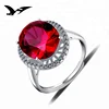 ruby engagement 925 sterling silver lady ring jewelry store