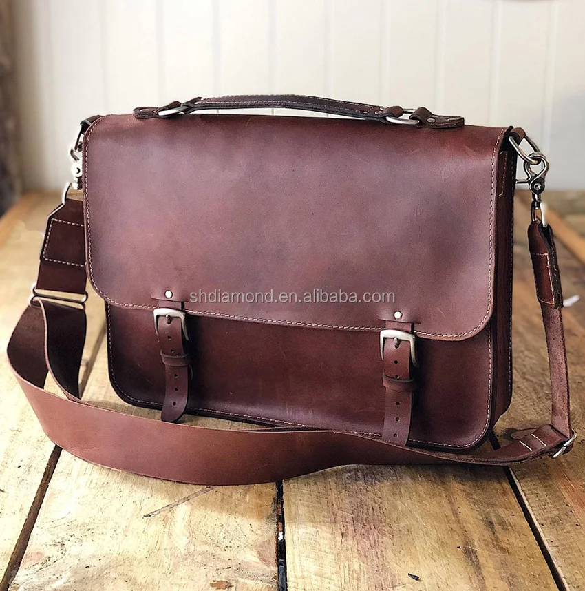 cafe racer leather bag