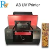 RFC digital uv printer a3 flatbed for print bottle,portable battery,golfball, pen and CD machine