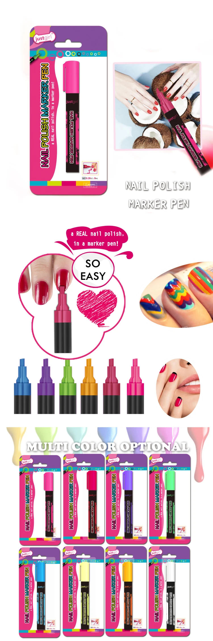 Cpsr Real Nail Polish Marker Pen Magic Nail Polish Marker Pen Buy