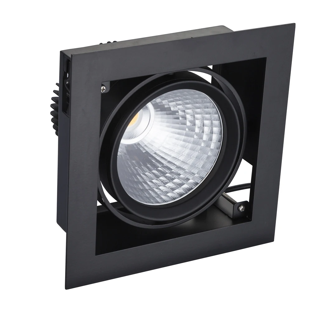 
Good quality 30w led small grilled down light,square recessed led grille spotlight 