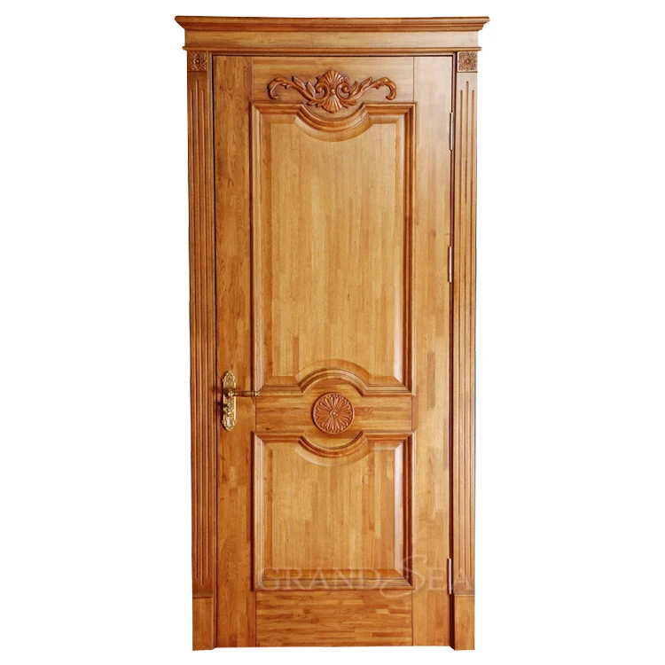 single wood door 107