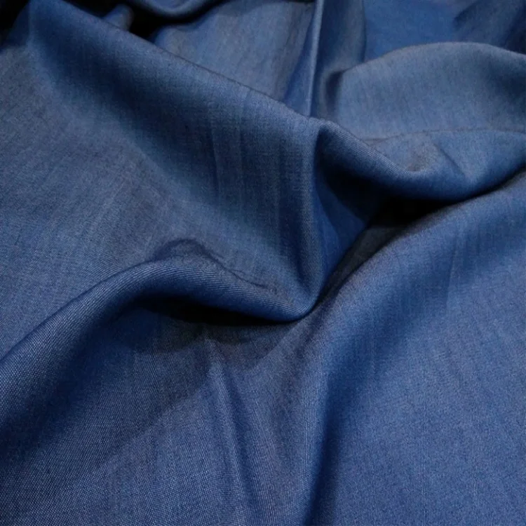 Twill 4.5oz Indigo Tencel Lyocell Fabric Wholesale Buy Tencel Denim