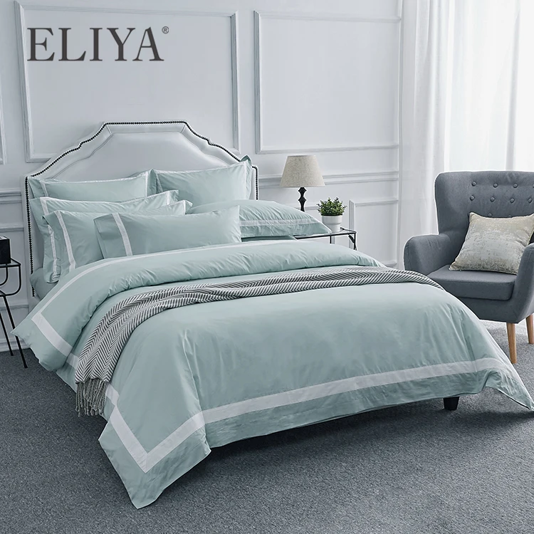 5 Star Hotel Design Customized Luxury Egyptian 100 Cotton Hotel Bed