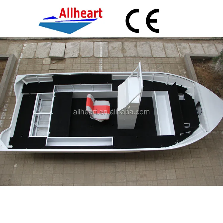 2024 Hot Sale 5m Press Dinghy Aluminum Fishing Boat With Center Console