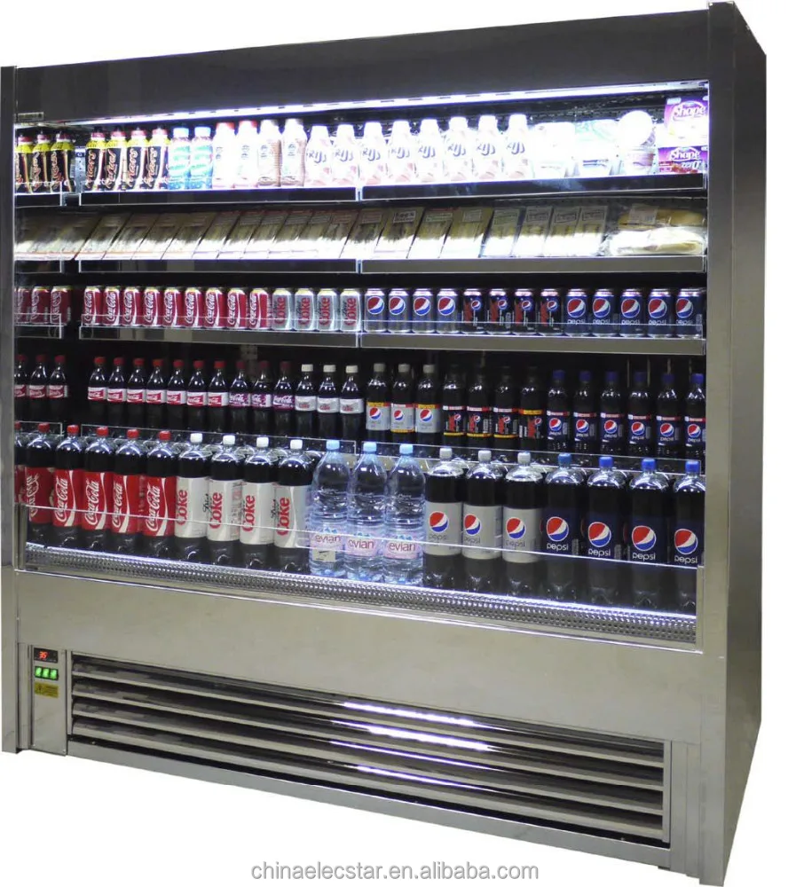 open display refrigerator