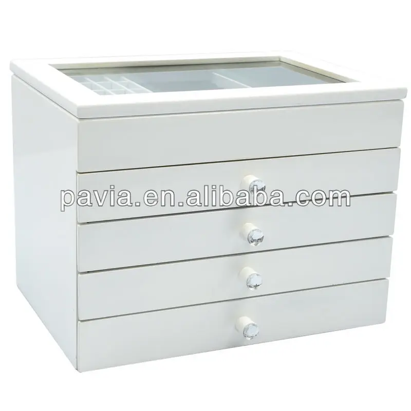 big white jewelry box