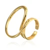 Vantage 18K Saudi Gold Wedding Ring 925 Sterling Silver Marcasite Ring