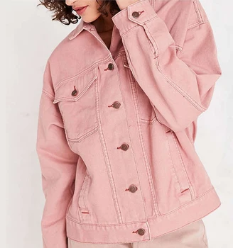 jeans pink jacket