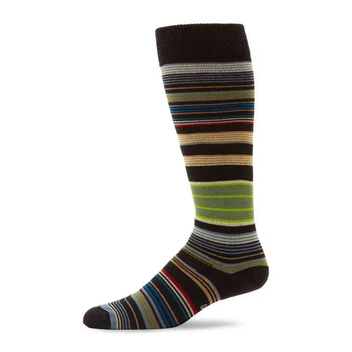 Stripes Socks Men Cotton Long Socks Meias Art Funny Middle Tube Socks