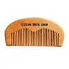 private label beard pocket wooden hair comb