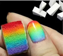 5 pc/lote Ferramentas Da Arte do Prego Gradiente Unhas Macias Esponjas para Cor Desvanece-se Manicure DIY Prego Criativo Acessórios de Alimentação