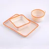 ABS ro table dinnerware sets for inflight catering