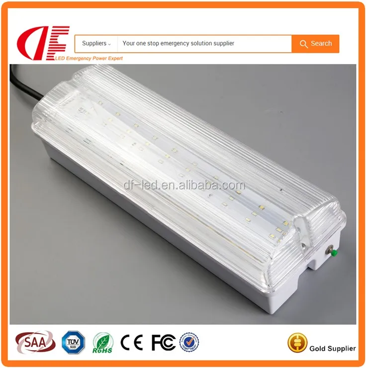 8W LED Emergency Maintained Surface Mounted IP65 Bulkhead with SAA TUV UL certificates