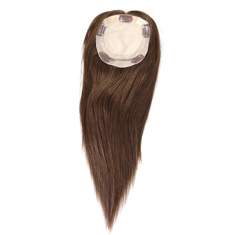 Mono Silk Base Women Hair Topper Toupee For Woman Human Hair ...