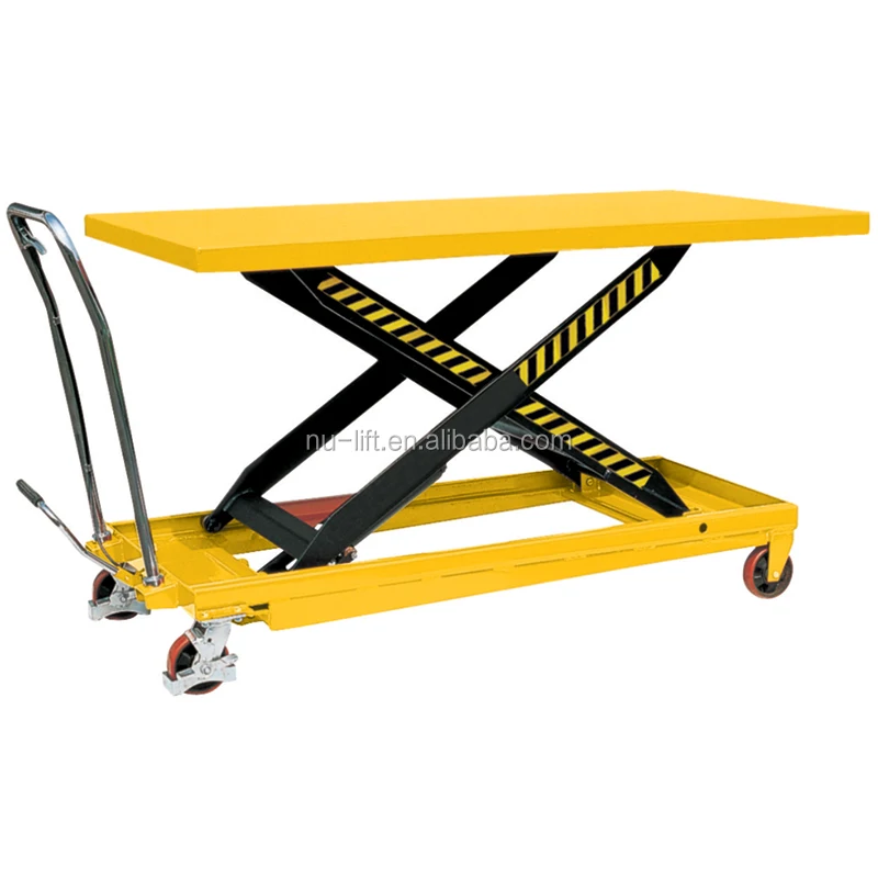 Portable Hydraulic Manual Scissor Lift Table Truck