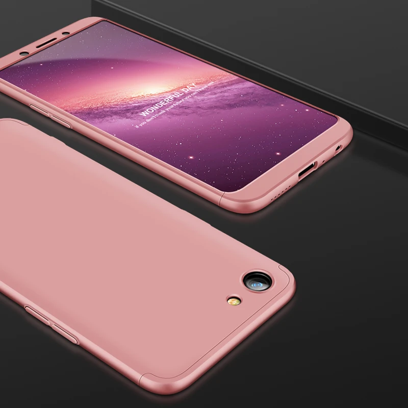 2018 hot sell 360 cover Removable 3in1 Hard PC Shield Back Cover Case for OPPO A83 phone cases