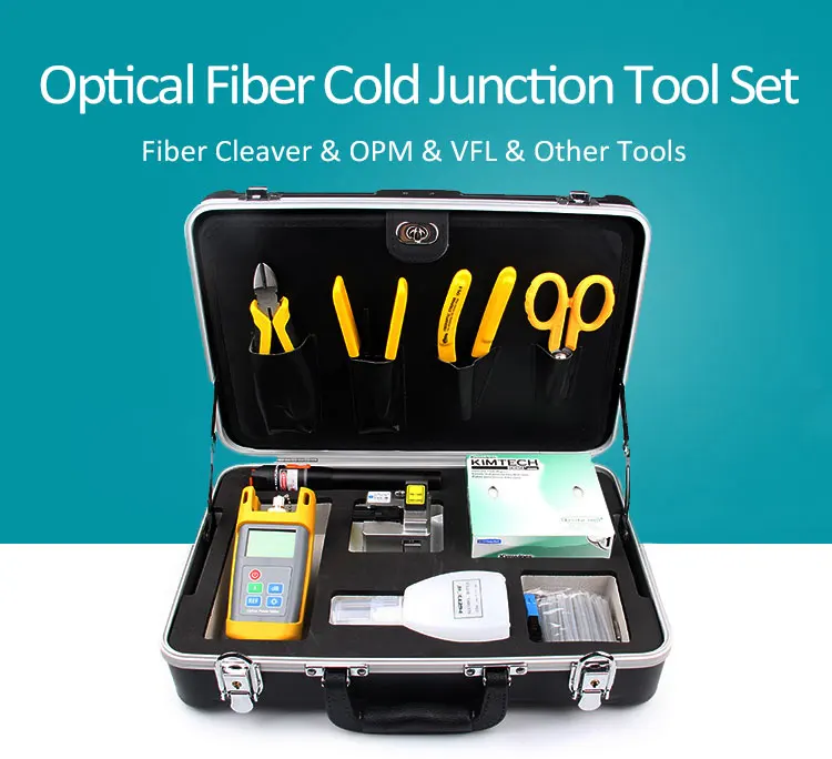 Ftth Handheld Fiber Optic Cold Junction Splicing Termination Tool Set