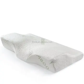 Memory Foam Bamboo Sleeping Pillow Cervical Contour Bed Pillow For