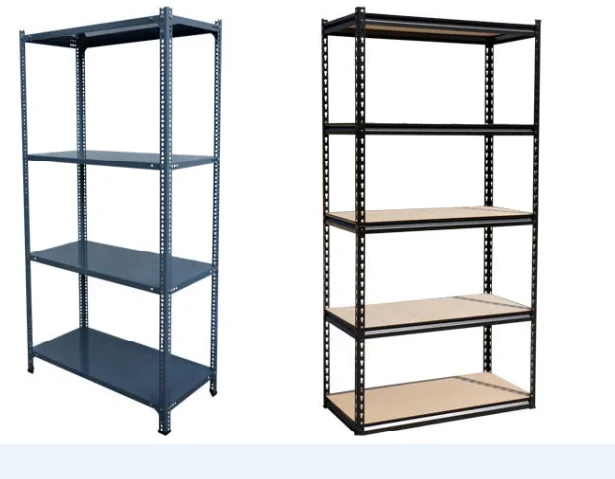 Slotted angle iron rack