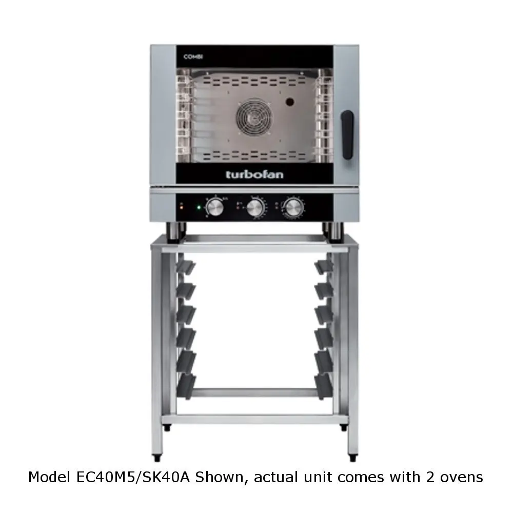Get Quotations · Moffat EC40M5/2 Turbofan Electric Full Size Double Stack Combi Oven, (5)