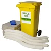 240l diesel and oil-only wheelie spill kit wheelie bins with spill absorbent material for sorbents oil spill