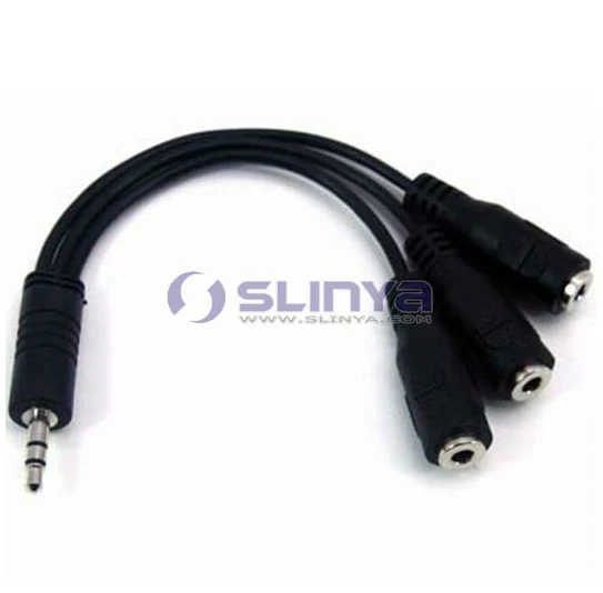 2 male 1 female audio splitter