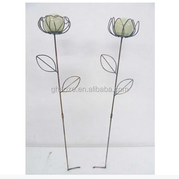 3pcs Per Set Outdoor Metal Garden Decor Wholesale Butterfly On A Stick