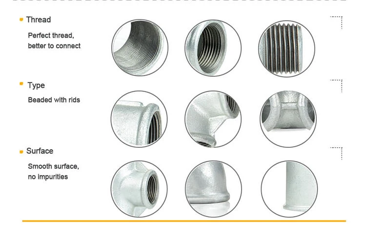 Malleable Pipe Fittings Concentric Reducer Coupling Gi Pipe Fitting