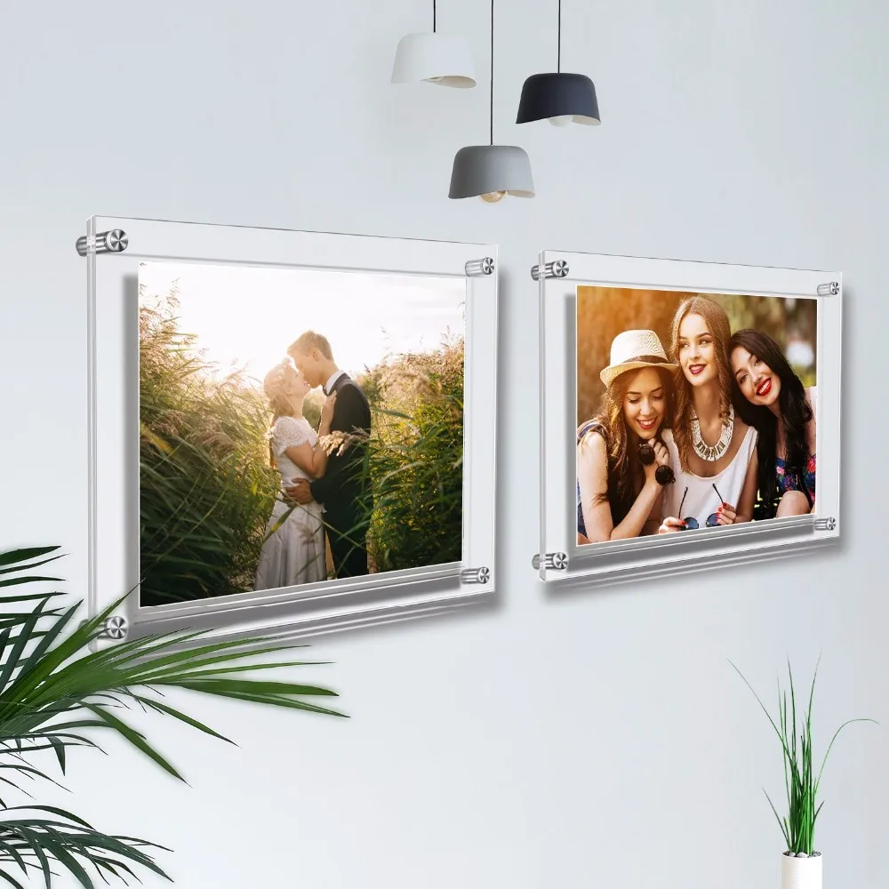 A3 Size Poster Display Wall Mount Clear Acrylic Picture Frame