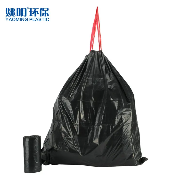 Custom Plastic PE 55-60 Gallon Contractor Rubbish Trash Bags Cross