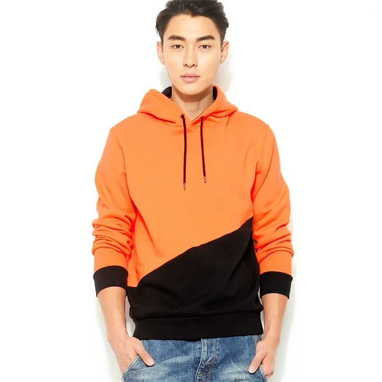 orange and black hoodie