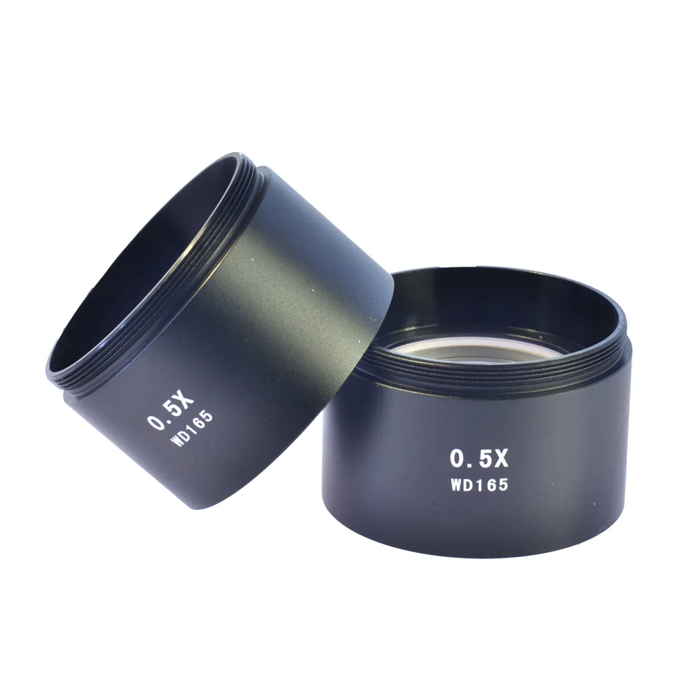 0.5x Wd165 Szm Auxiliary Objective Lens Zoom Stereo Microscope Thread