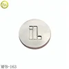 Classic silver 19 mm custom jacket rivets buttons men wear track jeans button