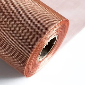 Emf Protection Rf Shielding Room 100 % Pure Copper Woven Wire Mesh ...