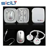 Classical headphone official gift set include 2.4G flat computer mouse and flexible usb light