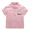 High quality children top wearing summer short sleeves cotton t-shirt for child boys polo shirts
